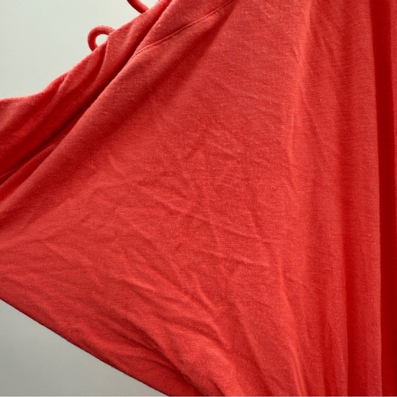 RTR Ingrid & Isabel Coral‎ Empire Waist Stretchy Off Shoulder Maxi Dress Sz S - Picture 10 of 14